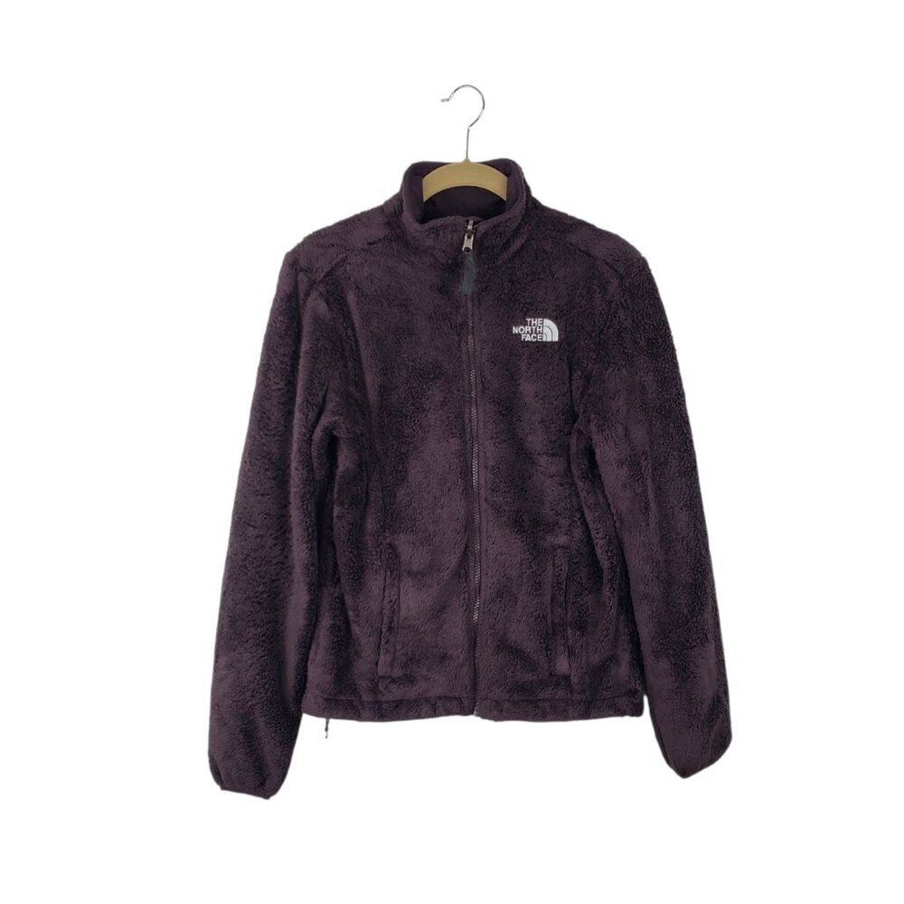 The North Face Osito Fleece Jacket Full Zip Dark Burgundy Womens Size XS